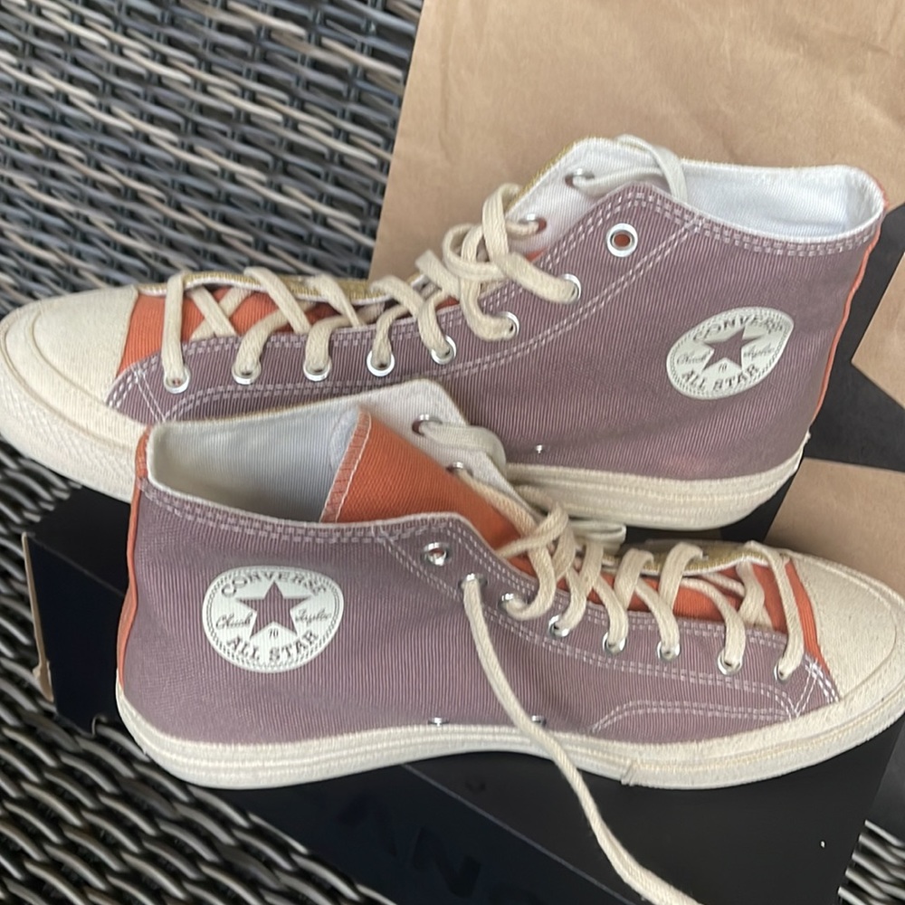 Converse Chuck Taylor 70 All Star Hi Prairie Sand/Noble Grey/Egret mens - Picture 11 of 16